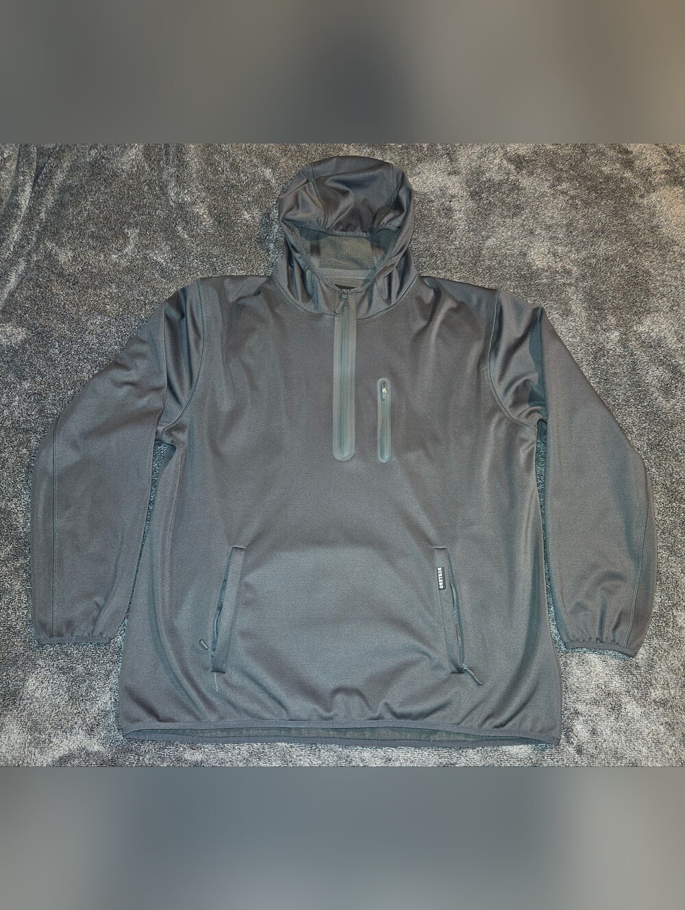 Burlebo - Men's Duke Tech 1/4 Zip - Gun Metal Gray